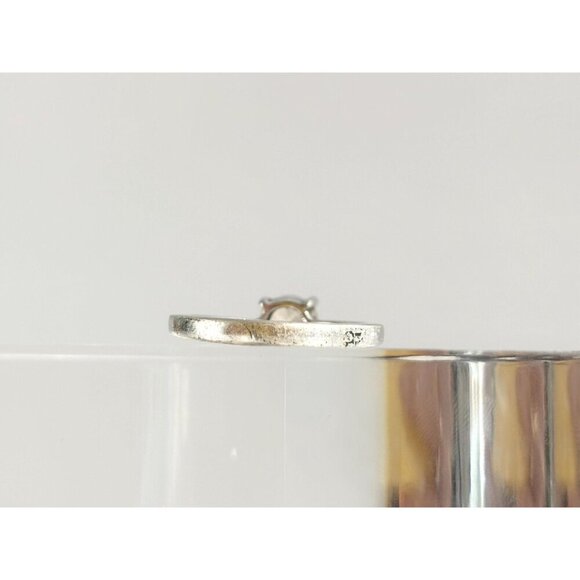 Engagement Style Solitaire  Cubic Zirconia Vintage Minimalist Ring - sz 8 - Picture 6 of 10